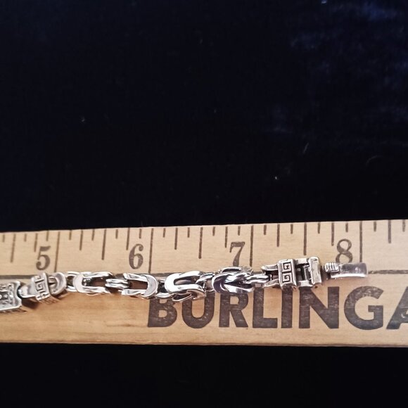 Men's or Womans Silver-tone Bracelet - Picture 5 of 6